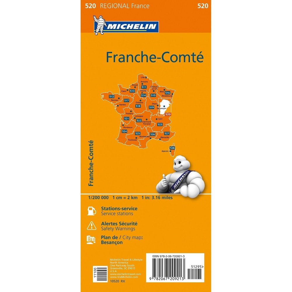 520 Franche-Comte Michelin